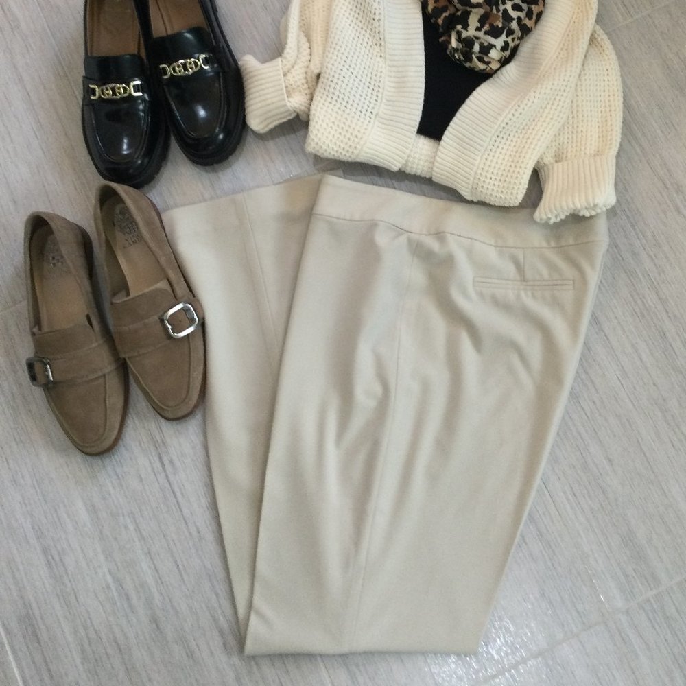Nine West "The Trouser" Pants - sz 10 - beige
